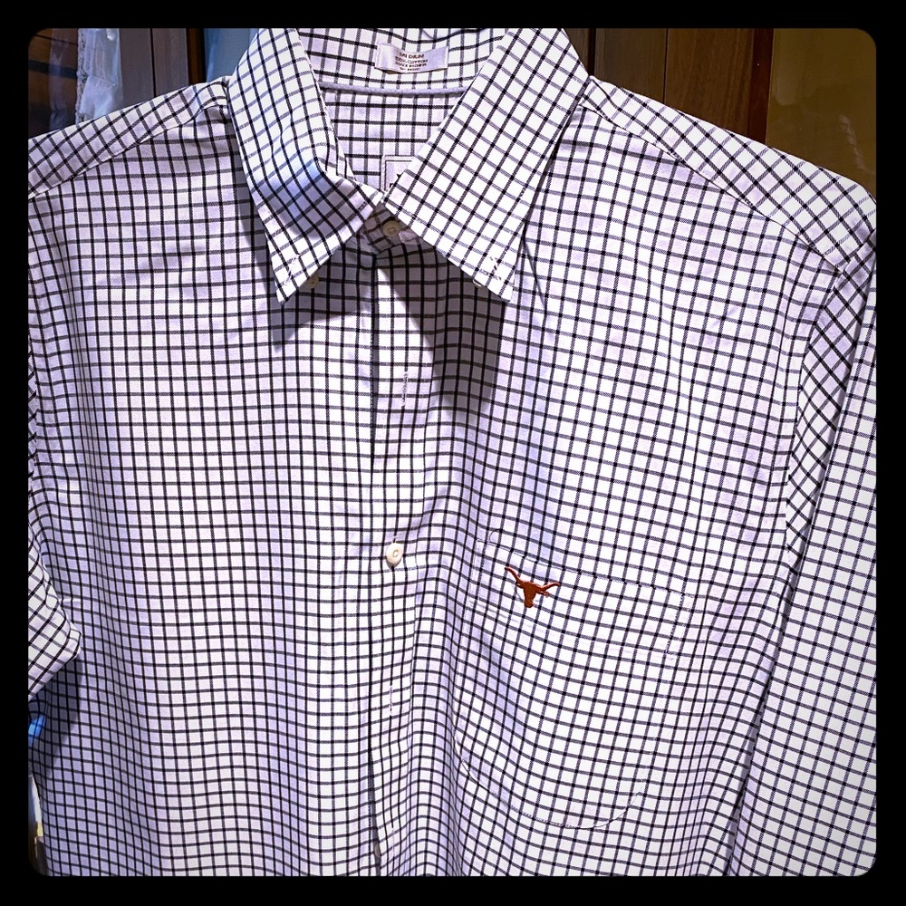 Peter Millar Collegiate Texas Longhorns LS Shirt.